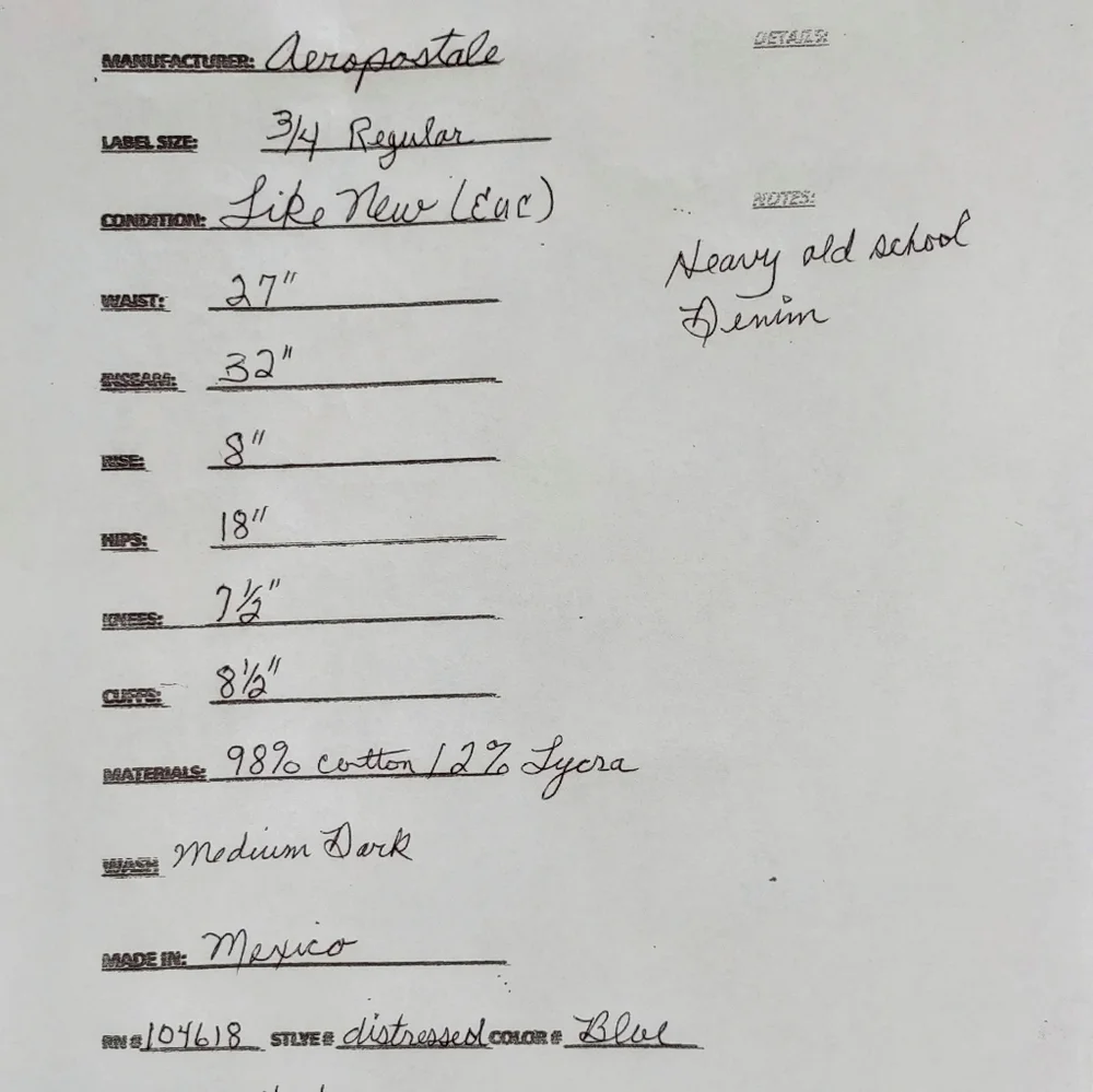 Aeropostale-Old School Denim - Picture 15 of 15